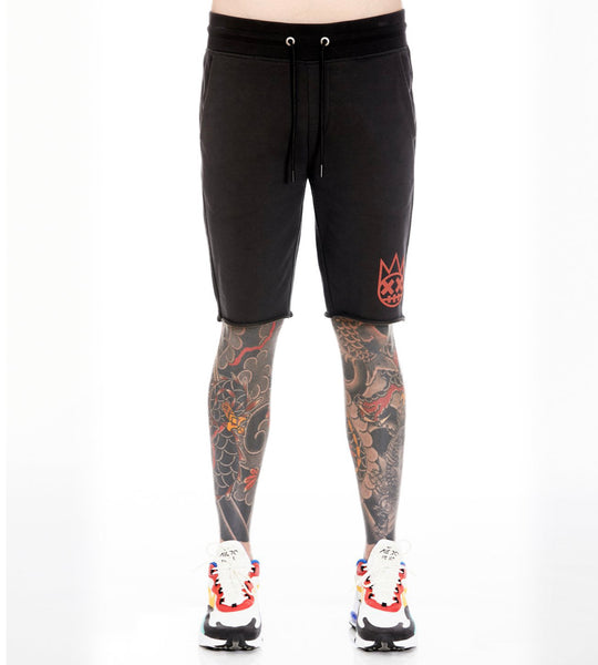 CULT OF INDIVIDUALITY BLK SWEAT SHORTS