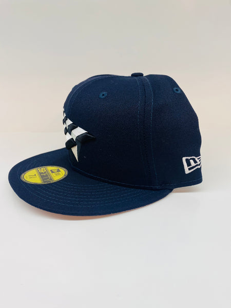 PAPER PLANES FITTED - NAVY W/ GREY BOTTOM