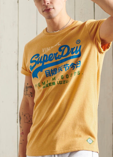 SUPERDRY CL CALI YELLOW TEE