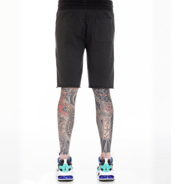 CULT OF INDIVIDUALITY BLK SWEAT SHORTS