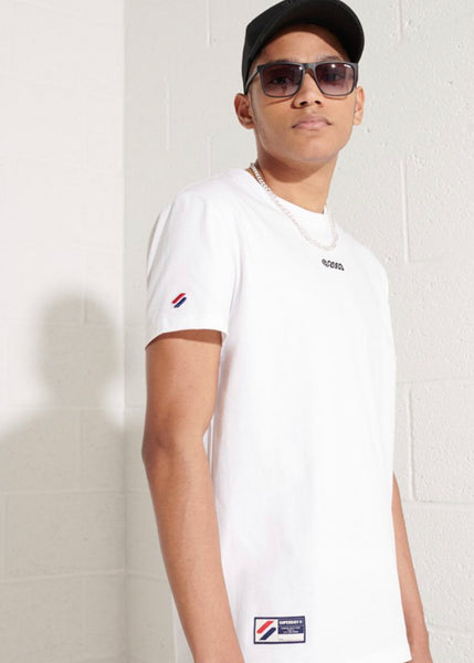 SUPERDRY WHITE CORPORATE 2003 TEE