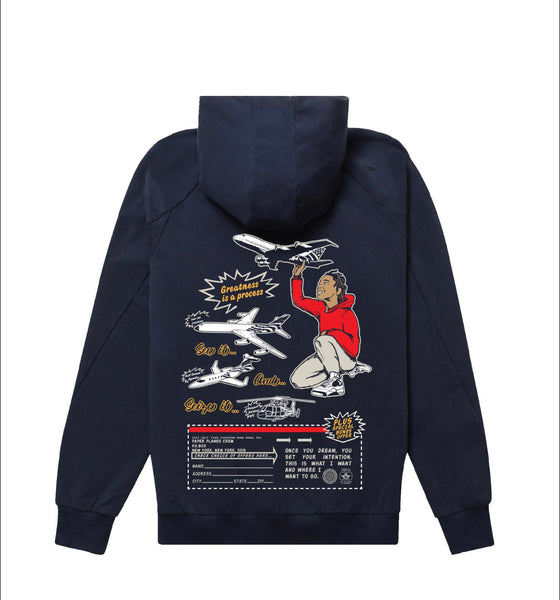 PAPER PLANES SAPPHIRE A PLANE STORY HOODIE